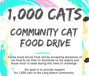 1,000 Cats: A Food & Litter Drive For Our Community