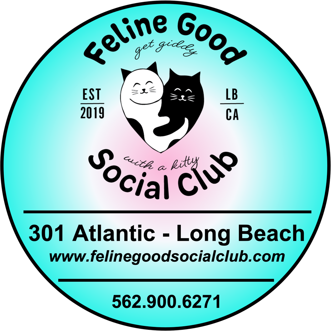 Feline Good Social Club Colorful Stickers