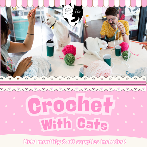 Crafternoon Session: Crochet With Cats